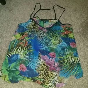 Forever 21 PLUS sheer tank top