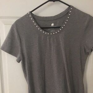 Banana republic embellished tee