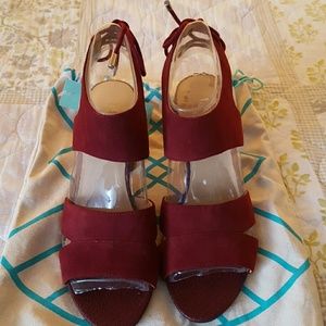 Franco Sarto Chunky heels. Never worn.