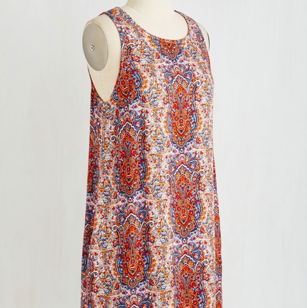 SALE!! Modcloth Past But Not Least paisley dress