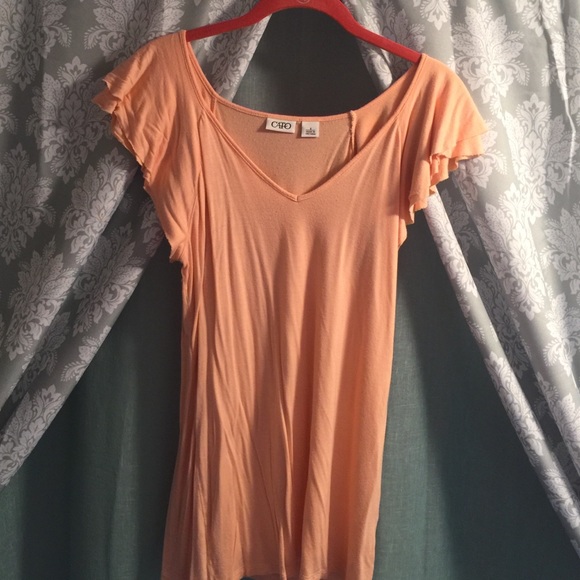 Peach/pink shirt
