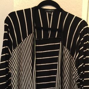 Black & White Striped Lane Bryant Coverup (18/20)
