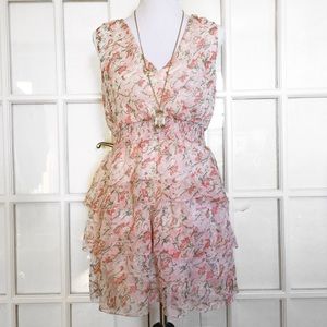 Mine (brand) Floral Ruffle Dress