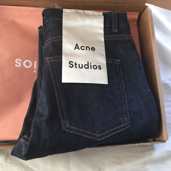 Acne Studios Denim - Acne studios women's 'raw wash' high rise denim