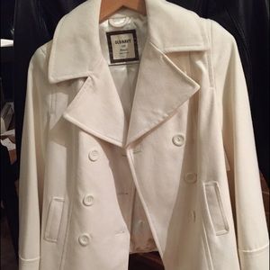 Old Navy Cream Peacoat NWT