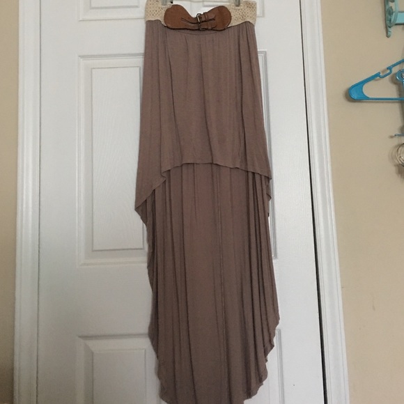 High low skirt