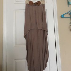 High low skirt