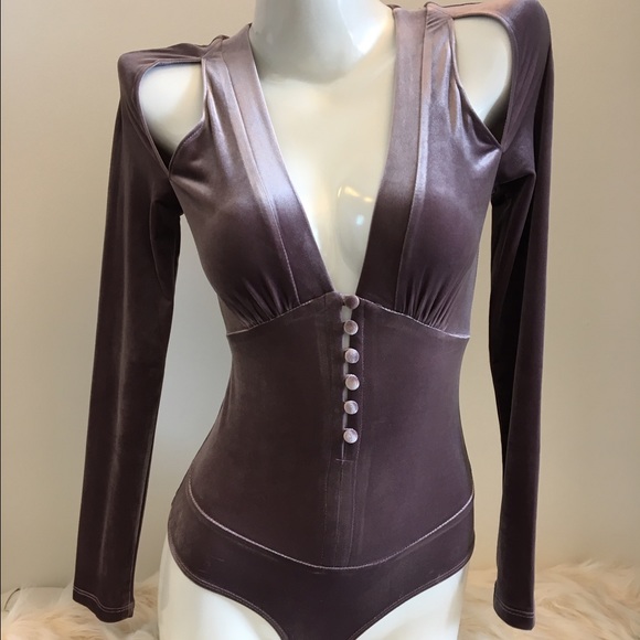 Victoriana Velvet Bodysuit
