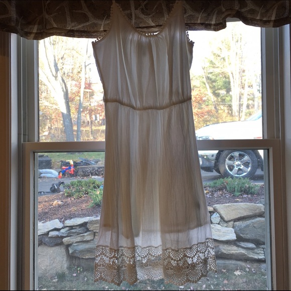 White cotton dress