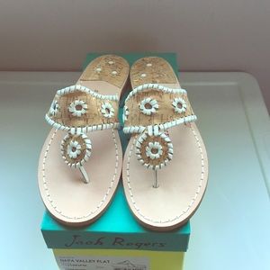 Jack Rogers Napa Valley Flat Sandals.