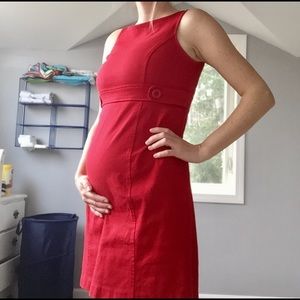 Red Maternity Dress