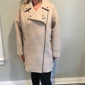 Banana Republic Oatmeal Stadium Coat