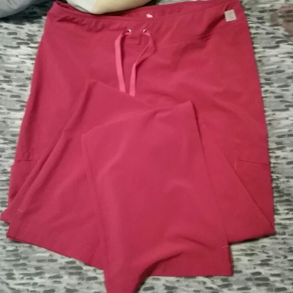 Pink scrub pants