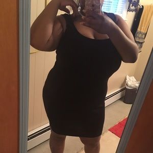 FOREVER 21+ Black tank dress