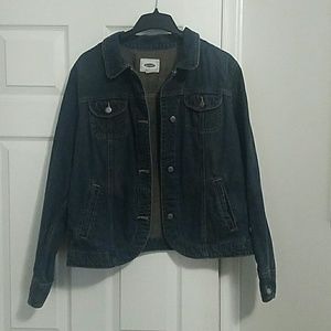 Dark wash denim jacket