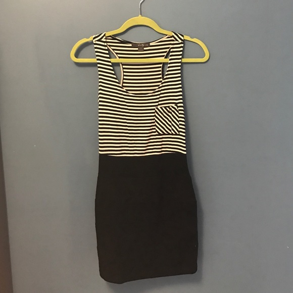 Racerback striped dress. Forever 21.
