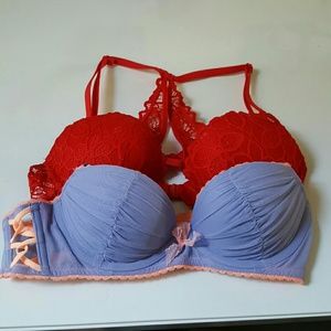 Set of 2 Pushup bra's