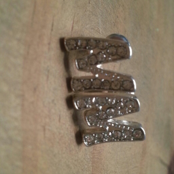 Letter M earrings