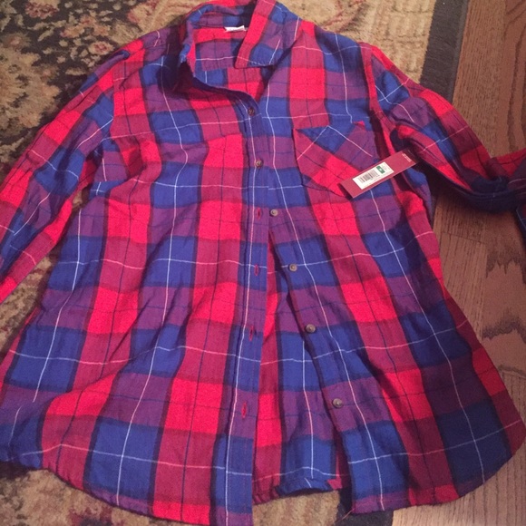 Merona Plaid long sleeve button up