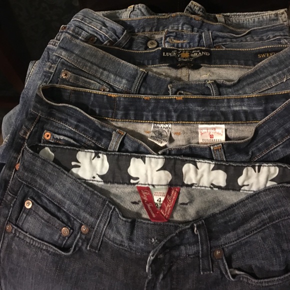 5 pair of lucky brand jeans - Picture 1 of 1
