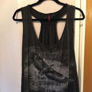 Gray Royal T Tank (1X)