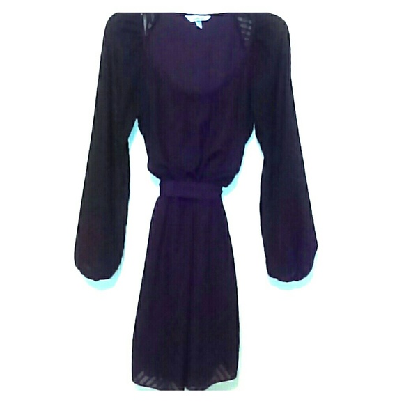 Reduced! Dark Purple Dress with amazing detail.