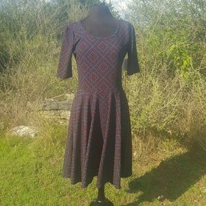 LuLaRoe Nicole Dress L NWT