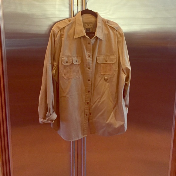 Lauren Ralph Lauren Shirt Jacket 100% Cotton