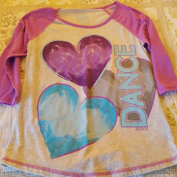 Justice 3/4 sleeve. Excellent condition.