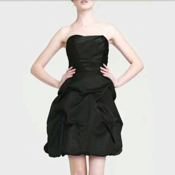 David's Bridal Dresses & Skirts - Davids Bridal black bubble hem dress