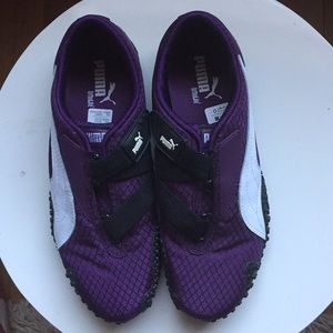 Nearly new purple/white Puma Mostro athletic shoe