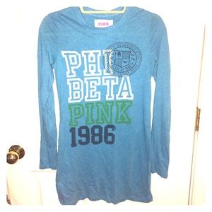 Victoria's Secret PINK longsleeve nightgown pajama