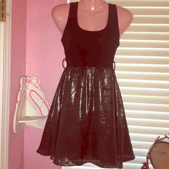 Metallic shiny dress