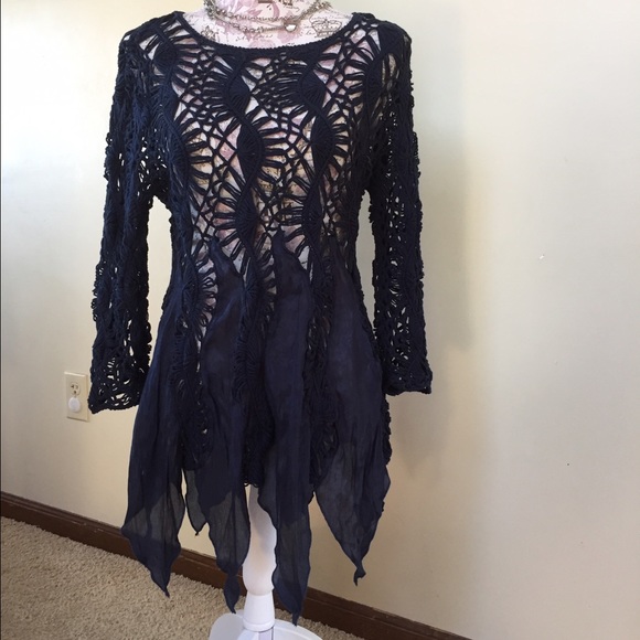 monroe and main Dresses & Skirts - Monroe and Main size M navy blue mini dress/tunic