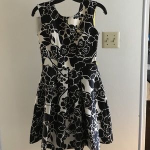 Black and white dress