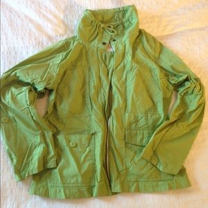 Eddie Bauer bomber style jacket. Cute details.
