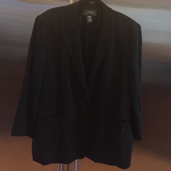 Lauren Ralph Lauren black wool Blazer