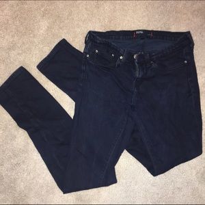 Dark Blue Stretchy Skinny Jeans