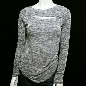 SALE SALE Keyhole Neck L/S  Marled SALE