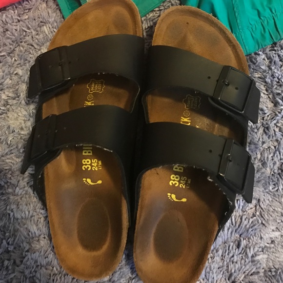 Black birkenstocks!