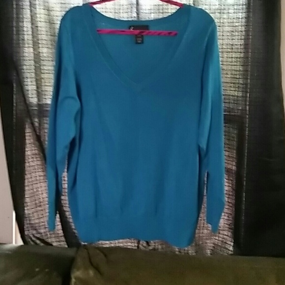 Lane Bryant Turquoise blue sweater size 22/24