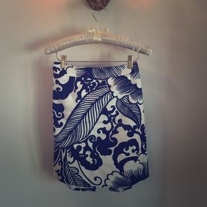 Milly print mini skirt