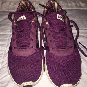 women's adidas size 8 fresh foam maroon
