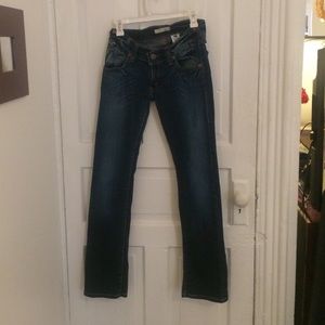 Levi's "Slouch Straight 504" Blue Jeans