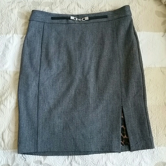 Express grey pencil skirt