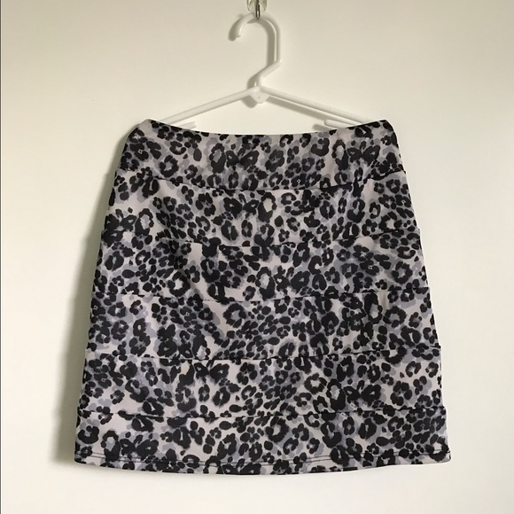 Cheetah Print Pencil Skirt