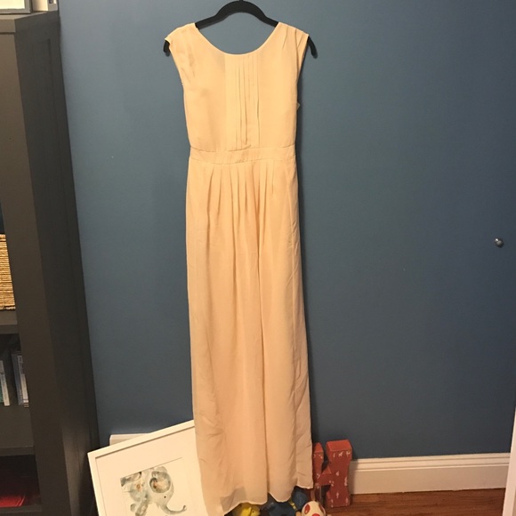 Asos Maternity maxi dress light pink. Size 6.