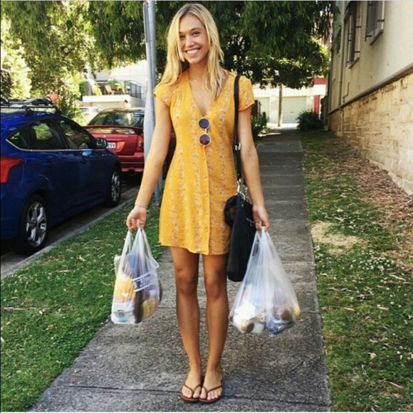 Flynn Skye Eterie Orange Dress