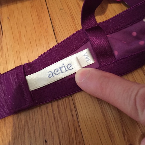 Aerie Carly Purple Push-up Bra - Picture 3 of 4