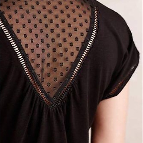 SOLD! Chiffon back top from anthropologie - Picture 2 of 3